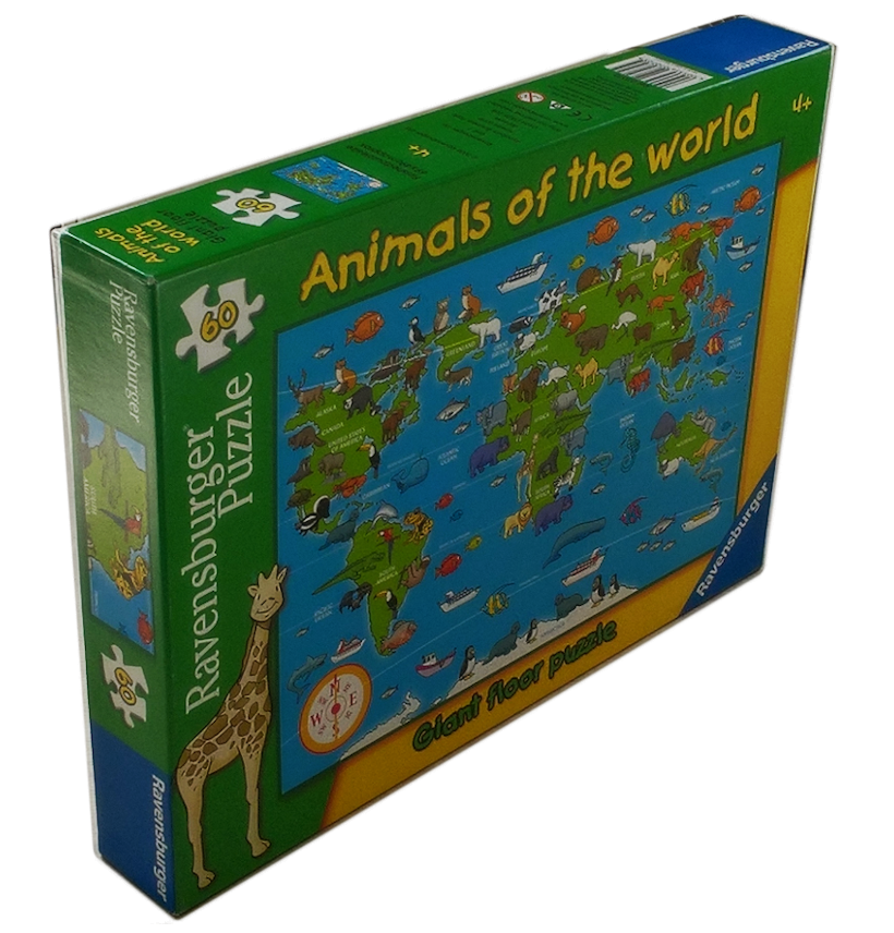 Products Animals of the World Puzzle (60 Pieces) front cover